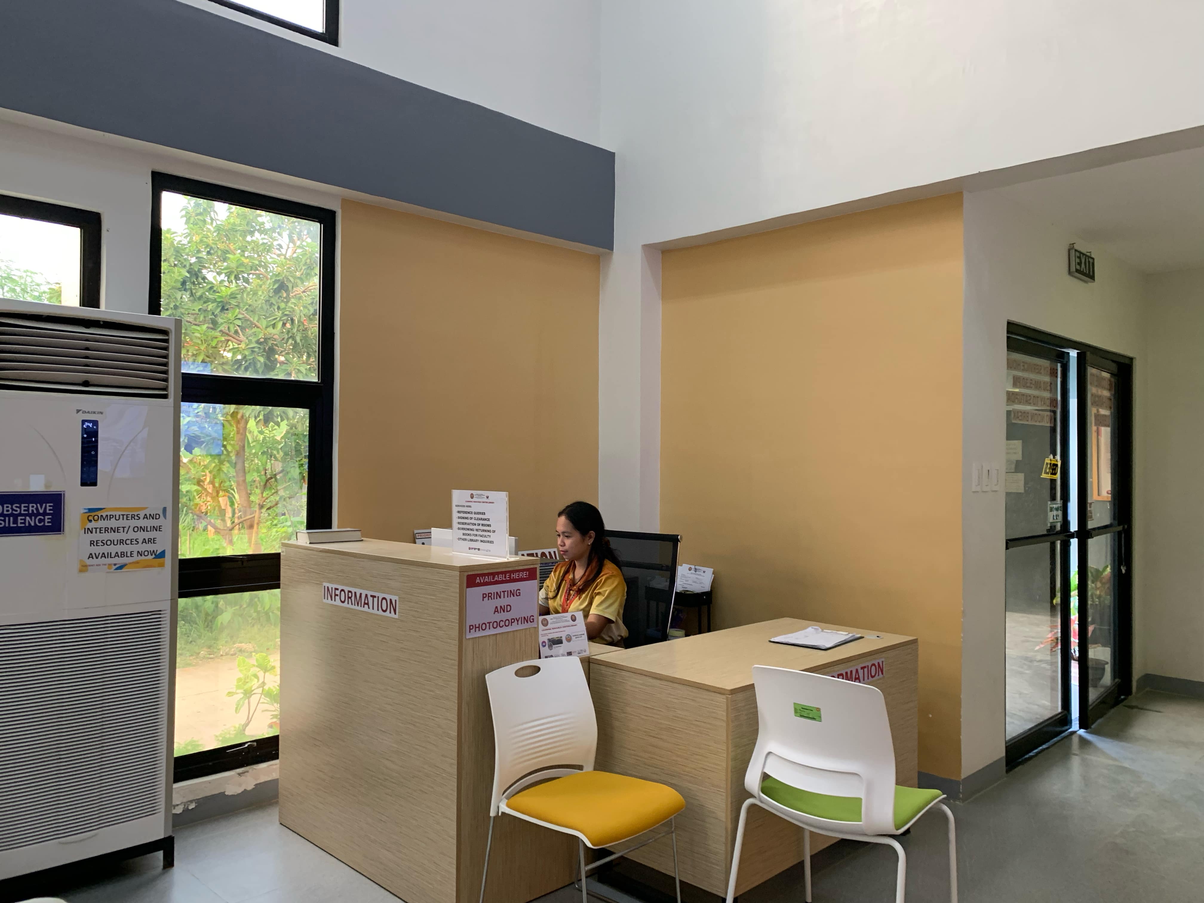 CTU Argao Library Information Desk